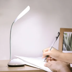 Đèn Bàn Đọc Sách Đèn LED Để Bàn Học LED Phòng Ngủ Đầu Giường Đọc Sách Chạy Bằng Pin DC5V Đèn Bàn 6000K Đèn Ngủ - Hình 3