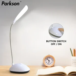 Đèn Bàn Đọc Sách Đèn LED Để Bàn Học LED Phòng Ngủ Đầu Giường Đọc Sách Chạy Bằng Pin DC5V Đèn Bàn 6000K Đèn Ngủ