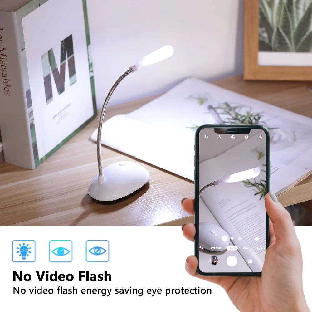 Đèn Bàn Đọc Sách Đèn LED Để Bàn Học LED Phòng Ngủ Đầu Giường Đọc Sách Chạy Bằng Pin DC5V Đèn Bàn 6000K Đèn Ngủ - Hình 4 Đèn Bàn Đọc Sách Đèn LED Để Bàn Học LED Phòng Ngủ Đầu Giường Đọc Sách Chạy Bằng Pin DC5V Đèn Bàn 6000K Đèn Ngủ - Hình 4