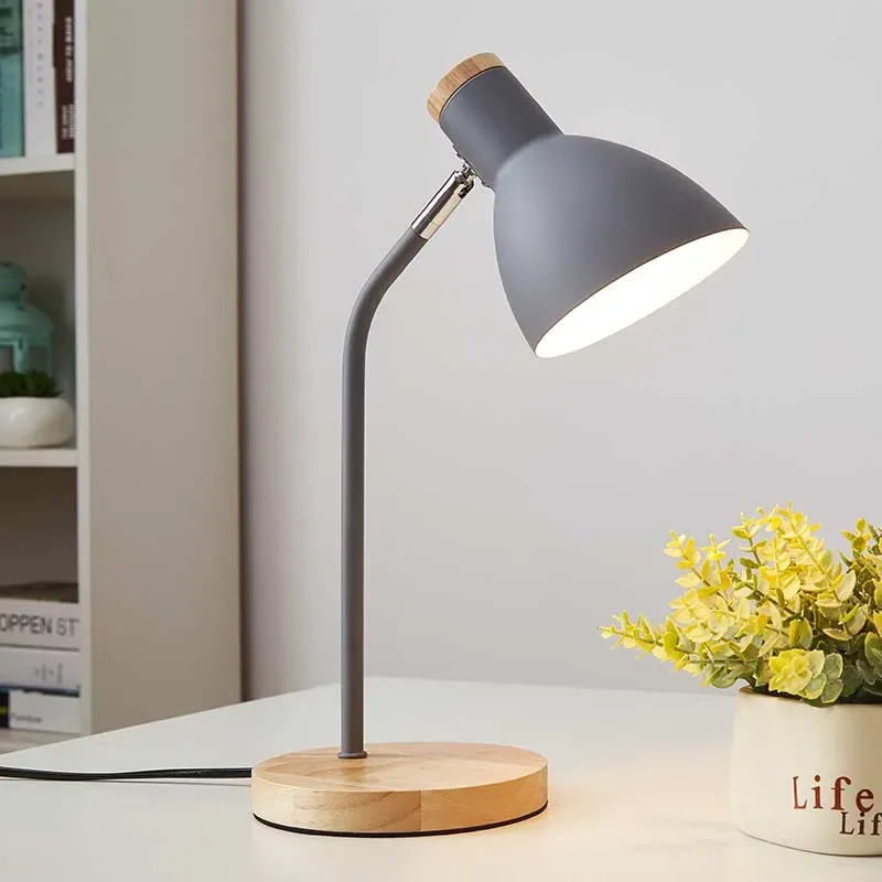 Đèn Bàn Gỗ Bắc Âu Sáng Tạo Flex Để Bàn Nghệ Thuật LED Đơn Giản E27 Đèn/Bảo Vệ Mắt Đọc Sách & Phòng Ngủ Nhà đầu Giường Chiếu Sáng - Hình 3 Đèn Bàn Gỗ Bắc Âu Sáng Tạo Flex Để Bàn Nghệ Thuật LED Đơn Giản E27 Đèn/Bảo Vệ Mắt Đọc Sách & Phòng Ngủ Nhà đầu Giường Chiếu Sáng - Hình 3