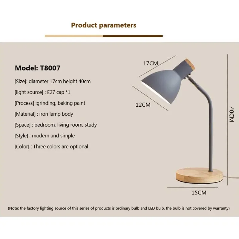 Đèn Bàn Gỗ Bắc Âu Sáng Tạo Flex Để Bàn Nghệ Thuật LED Đơn Giản E27 Đèn/Bảo Vệ Mắt Đọc Sách & Phòng Ngủ Nhà đầu Giường Chiếu Sáng - Hình 4 Đèn Bàn Gỗ Bắc Âu Sáng Tạo Flex Để Bàn Nghệ Thuật LED Đơn Giản E27 Đèn/Bảo Vệ Mắt Đọc Sách & Phòng Ngủ Nhà đầu Giường Chiếu Sáng - Hình 4
