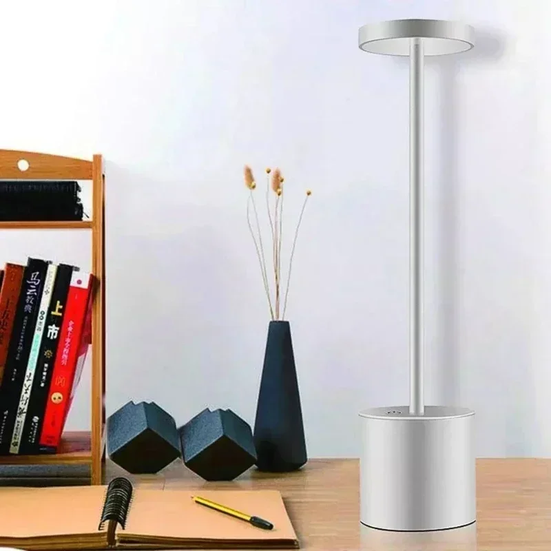 Đèn bàn không dây dùng pin sạc USB – Thiết kế nhôm LED điều chỉnh độ sáng, phù hợp nhà hàng, quầy bar, phòng ăn - Hình 3 Đèn bàn không dây dùng pin sạc USB – Thiết kế nhôm LED điều chỉnh độ sáng, phù hợp nhà hàng, quầy bar, phòng ăn - Hình 3