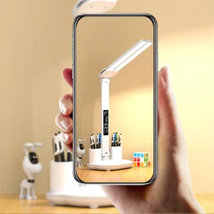 Đèn Bàn LED Âm Trần Cảm Ứng Để Bàn Bảo Vệ Mắt Đèn Ngủ + Tặng Bút Phòng Ngủ Sinh Viên Văn Phòng Đọc Sách настольная лампа - Hình 4