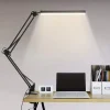 Đèn bàn LED có kẹp Đèn bàn tay dài Chăm sóc mắt có thể điều chỉnh độ sáng 3 màu Đèn bàn có thể điều chỉnh với 10 mức độ sáng