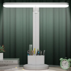 Đèn Bàn LED Đơn Giản Điều Khiển Cảm Ứng Đầu Giường Đèn 3 Chế Độ Màu Sắc Có Hộp Đựng Bút Cho Ký Túc Xá Nghiên Cứu Phòng Ngủ Văn Phòng