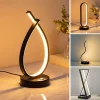 Đèn Bàn LED Hiện Đại Cảm Ứng Swith Ánh Sáng Cho Phòng Ngủ Khách Đầu Giường Học Bảo Vệ Mắt Để Bàn Decora Môi Trường Xung Quanh Luminaria Để Bàn Ban Đêm