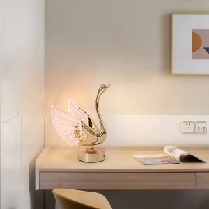 Đèn bàn LED hỗ trợ USB trang nhã của FSS để đọc sách Đèn bàn thiên nga hiện đại - Hình 2