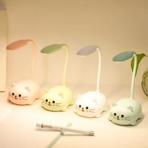 Đèn bàn Led USB bán chạy nhất Đèn bàn trắng ấm Phim hoạt hình Đèn bàn Led dễ thương