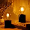 Đèn Bàn Màu Đen Chạy Bằng Pin Không Dây Đèn Ánh Sáng Với Edison Phong Cách Bóng Đèn Cho Phòng Khách Phòng Ngủ Đám Cưới Trang Trí Nhà