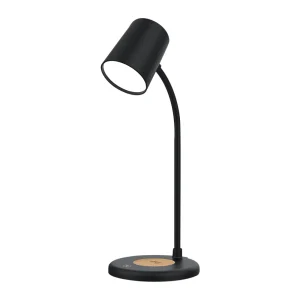 Đèn bàn sạc không dây mới Loa Bluetooth Đèn ngủ 3 trong 1 Đèn LED sạc USB Đèn bàn Bluetooth Bộ sạc không dây âm thanh - Hình 2