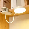 Đèn Bàn Sạc USB Đèn Bàn Có Kẹp Giường Đọc Sách Đèn Ngủ LED Để Bàn 3 Chế Độ Mờ Bảo Vệ Mắt DC5V