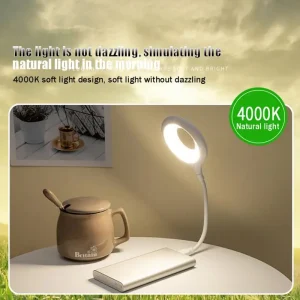 Đèn Bàn USB Di Động Đèn Ngủ Đèn Sách Cắm Trực Tiếp Đèn Bảo Vệ Mắt Đèn LED Để Bàn Ký Túc Xá Đèn Ngủ - Hình 3