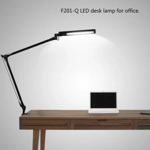 Đèn bàn xoay tay LED có thể điều chỉnh với chức năng hẹn giờ tắt và điều chỉnh độ sáng với 4 chế độ màu chiếu sáng cho văn phòng tại nhà nơi làm việc