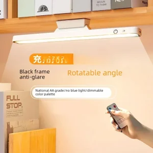Đèn Bảo Vệ Mắt Đèn LED Để Bàn Đọc Sách Thoáng Mát Hút Từ Tính Trẻ Em Đầu Giường Điều Khiển Từ Xa Đèn Ngủ Không Nhựa
