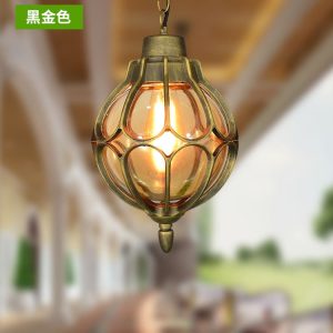 Đèn Bóng Chống Gỉ Đèn Chùm Retro Ngoài Trời Chống Mưa Đèn Sân Vườn Nho Đứng Hành Lang Ánh Sáng Ban Công Biệt Thự Đèn Sân Vườn - Hình 3