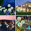 Đèn Các nhà sản xuất bán buôn Đèn LED năng lượng mặt trời sân vườn Đèn trang trí sân vườn Đèn bãi cỏ vườn bồ công anh Đèn đêm Đèn nhiều màu sắc