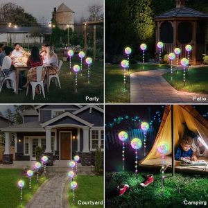 Đèn Các nhà sản xuất bán buôn Đèn LED năng lượng mặt trời sân vườn Đèn trang trí sân vườn Đèn bãi cỏ vườn bồ công anh Đèn đêm Đèn nhiều màu sắc - Hình 4