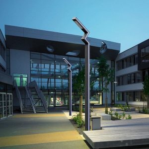 Đèn Các nhà sản xuất bán buôn nhôm định hình Đèn sân vườn Đèn cảnh quan ngoài trời Đèn bãi cỏ không thấm nước sân vườn cộng đồng Đèn đường sân vườn - Hình 3