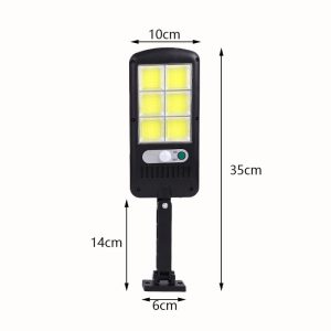 Đèn Cảm ứng năng lượng mặt trời Đèn đường ngoài trời Đèn LED sân vườn ánh sáng ngoài trời cảm biến cơ thể con người Đèn tường sân vườn - Hình 2