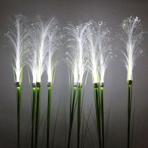 Đèn cảnh quan năng lượng mặt trời sợi quang Đèn sậy cắm đất Đèn mô phỏng ngoài trời cảnh quan sân Đèn trang trí Đèn chiếu sáng - Hình 2