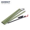 Đèn chiếu sáng ngoài trời chân đế cắm trại dã ngoại hợp kim nhôm đậm giá treo đôi móc treo di động Đèn tầng gấp cột Đèn cắm trại