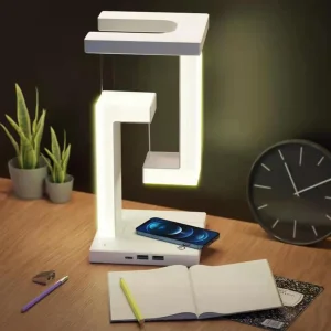 Đèn Chống Trọng Lực Để Bàn Đèn LED Điện Thoại Thông Minh Sạc Không Dây Treo Đèn Bàn USB Phòng Ngủ Ngủ Đèn Đọc Sách