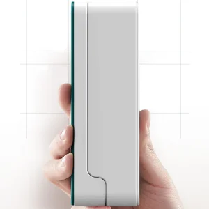Đèn có thể gập lại di động có đồng hồ Loại sạc USB Đèn bàn LED gấp tiết kiệm năng lượng Đèn đọc sách LED có thể sạc lại - Hình 4