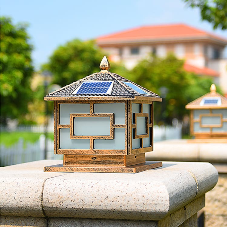 Đèn cột năng lượng mặt trời Đèn LED chiếu sáng sân vườn biệt thự cổng cột dự án Đèn tường cảm ứng ngoài trời sân trong - Hình 3 Đèn cột năng lượng mặt trời Đèn LED chiếu sáng sân vườn biệt thự cổng cột dự án Đèn tường cảm ứng ngoài trời sân trong - Hình 3