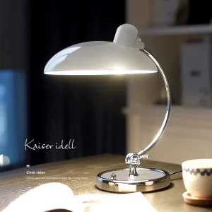 Đèn Đan Mạch Kaiser Idell Đèn Bàn Hiện Đại Bauhaus Đèn Bàn Cho Phòng Khách Phòng Ngủ Phòng Học Trang Trí Có Thể Điều Chỉnh Đèn Bàn