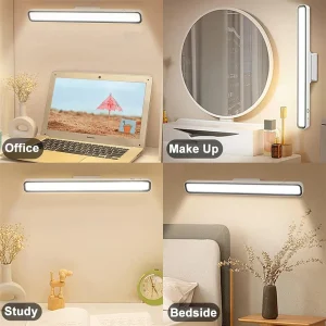 Đèn Để Bàn Văn Phòng Đèn Ngủ LED USB Sạc Đèn Bàn Treo Từ Tính Để Bàn Mờ Bảo Vệ Mắt Đèn Ngủ - Hình 2