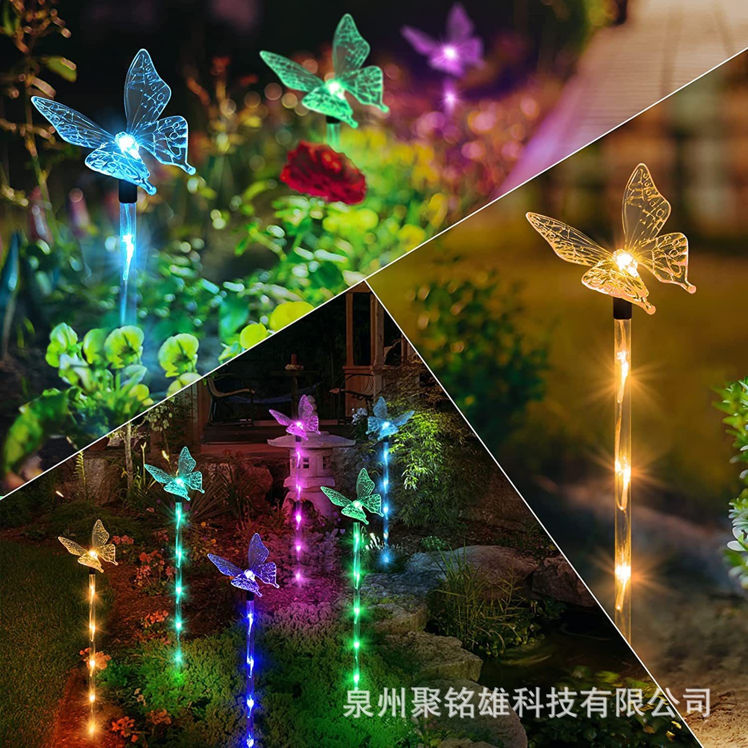 Đèn Điểm Năng Lượng Mặt Trời Bướm Đèn Sân Vườn LED Bướm Cắm Đất Đèn Sân Vườn 6 Món Bướm Cọc Ánh Sáng Lối Đi Ánh Sáng - Hình 4 Đèn Điểm Năng Lượng Mặt Trời Bướm Đèn Sân Vườn LED Bướm Cắm Đất Đèn Sân Vườn 6 Món Bướm Cọc Ánh Sáng Lối Đi Ánh Sáng - Hình 4