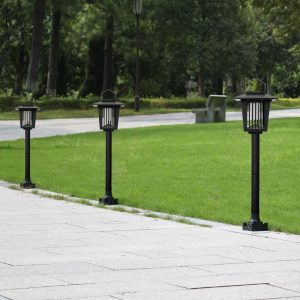 Đèn diệt muỗi năng lượng mặt trời Xuất khẩu Đèn LED ngoài trời Đèn diệt muỗi điện tử Đèn đuổi muỗi Đèn bãi cỏ không thấm nước - Hình 2