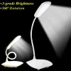 Đèn đọc sách LED Pin kép & Sạc USB Công tắc cảm ứng Đèn bàn Độ sáng ba lớp Bảo vệ mắt Đèn học tập của sinh viên