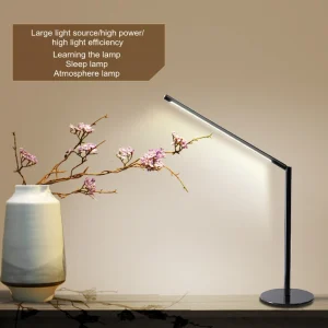 Đèn Đơn Giản Hợp Kim Nhôm Gấp LED Bảo Vệ Mắt Đèn Bàn Văn Phòng Nghiên Cứu Phòng Ngủ Bàn Ký Túc Xá Sinh Viên Sáng Tạo Cắm Đèn Bàn - Hình 4