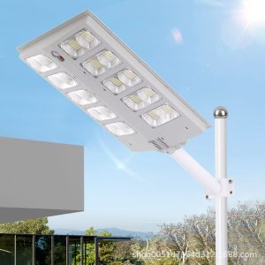 Đèn đường năng lượng mặt trời Đèn cảm biến cơ thể con người tích hợp Đèn pha Đèn chiếu sáng sân vườn - Hình 2
