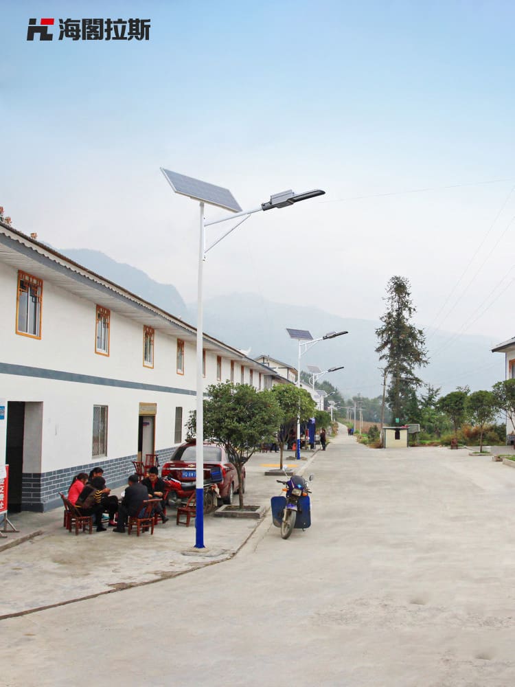 Đèn đường năng lượng mặt trời Đèn ngoài trời 6 mét nông thôn mới Đèn cực cao Đèn LED sân vườn siêu sáng trọn bộ kèm cực - Hình 2 Đèn đường năng lượng mặt trời Đèn ngoài trời 6 mét nông thôn mới Đèn cực cao Đèn LED sân vườn siêu sáng trọn bộ kèm cực - Hình 2
