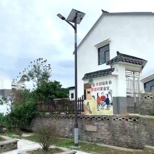 Đèn đường năng lượng mặt trời LED kỹ thuật đô thị Đèn sân vườn ngoài trời siêu sáng 6 mét Đèn cảm biến chiếu sáng đường nông thôn mới - Hình 2