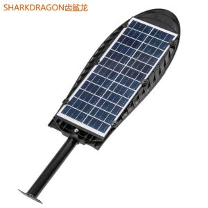 Đèn đường năng lượng mặt trời mới Xuất khẩu ba hàng Đèn đường chiếu sáng ngoài trời Đèn sân vườn năng lượng mặt trời nông thôn mới Đèn đường cảm ứng - Hình 3