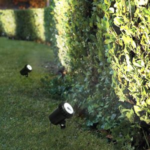 Đèn Explosive Solar Light Ngoài trời không thấm nước Garden Lawn Light Solar Projector Light IP68 Spotlight - Hình 3