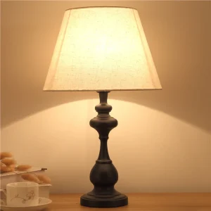 Đèn Hiện Đại Đơn Giản Mỹ Sáng Tạo Đèn Bàn Học Phòng Khách Đèn Bàn Phòng Ngủ Đèn Ngủ Ấm Áp Đầu Giường Đơn Giản Đèn Bàn - Hình 4