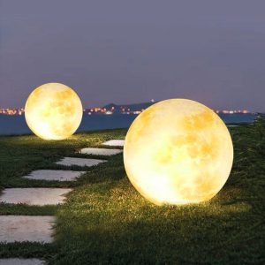 Đèn Hoàng Hôn Đèn Ngoài Trời Đèn Mặt Trăng Phong Cảnh Sân Vườn Bãi Cỏ Đèn Meichen Trang Trí Lễ Hội Thu Hút Trang Trí Hành Tinh Mặt Trăng