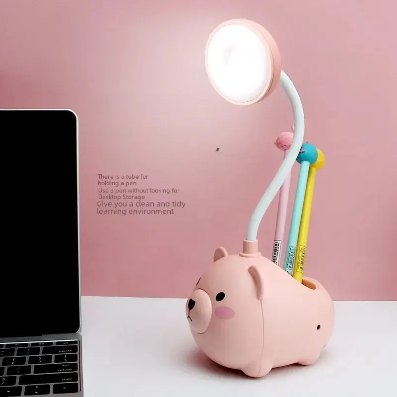Đèn Hoạt Hình Dễ Thương Lợn Mini Đèn Ngủ Trẻ Em Bảo Quản Bảo Vệ Mắt Đèn LED Bút Có Thể Gập Lại Ống Để Bàn Đèn Hoạt Hình Dễ Thương Lợn Mini Đèn Ngủ Trẻ Em Bảo Quản Bảo Vệ Mắt Đèn LED Bút Có Thể Gập Lại Ống Để Bàn
