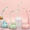 Đèn Hoạt Hình Hình Đèn Bàn Đầu Giường Đèn Sạc Để Bàn Mờ Bảo Vệ Mắt Ánh Sáng Giường Đọc Sách Đèn Ngủ