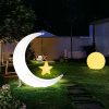 Đèn Homestay lưới đỏ nửa uốn cong ngả ghế cắm trại ngoài trời Đèn mặt trăng chụp ảnh mặt trời sân ngoài trời lưỡi liềm Đèn