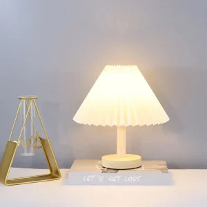 Đèn INS Phong Cách Xếp Ly Để Bàn Gấp Di Động Đèn Phòng Ngủ Hàn Quốc Nhật Bản Bắc Âu Retro Trang Trí Đèn Ngủ Khí Quyển Đèn