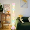 Đèn Kẹo dây cầu vồng đèn sàn sáng tạo macaron cô gái phòng ngủ đèn bàn kính sofa phòng khách bên bầu không khí đèn