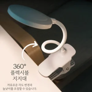 Đèn Kẹp Đèn LED Để Bàn 3 Màu Mờ Bảo Vệ Mắt Đèn Ngủ Để Bàn USB Sạc Nghiên Cứu Phòng Ngủ Đèn Bàn Đầu Giường - Hình 4
