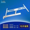 Đèn Khung bảng quang điện 60W80W100W có thể điều chỉnh chiều dài Đèn đường kỹ thuật năng lượng mặt trời lắp đặt cột Đèn phụ kiện vít