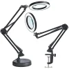Đèn Kính Lúp LED Kẹp Đèn Bàn 6x Kính Lúp Đèn Kính Lúp Chiếu Sáng Cho Mỏ Hàn Sửa Chữa Chăm Sóc Da Dụng Cụ Làm Đẹp