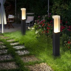 Đèn LED Bãi Cỏ Ngoài Trời Chống Nước Biệt Thự Chiếu Sáng Bãi Cỏ Cảnh Quan Sân Vườn Chiếu Sáng Sân Vườn Chèn Ánh Sáng Mặt Đất Sân Vườn - Hình 2